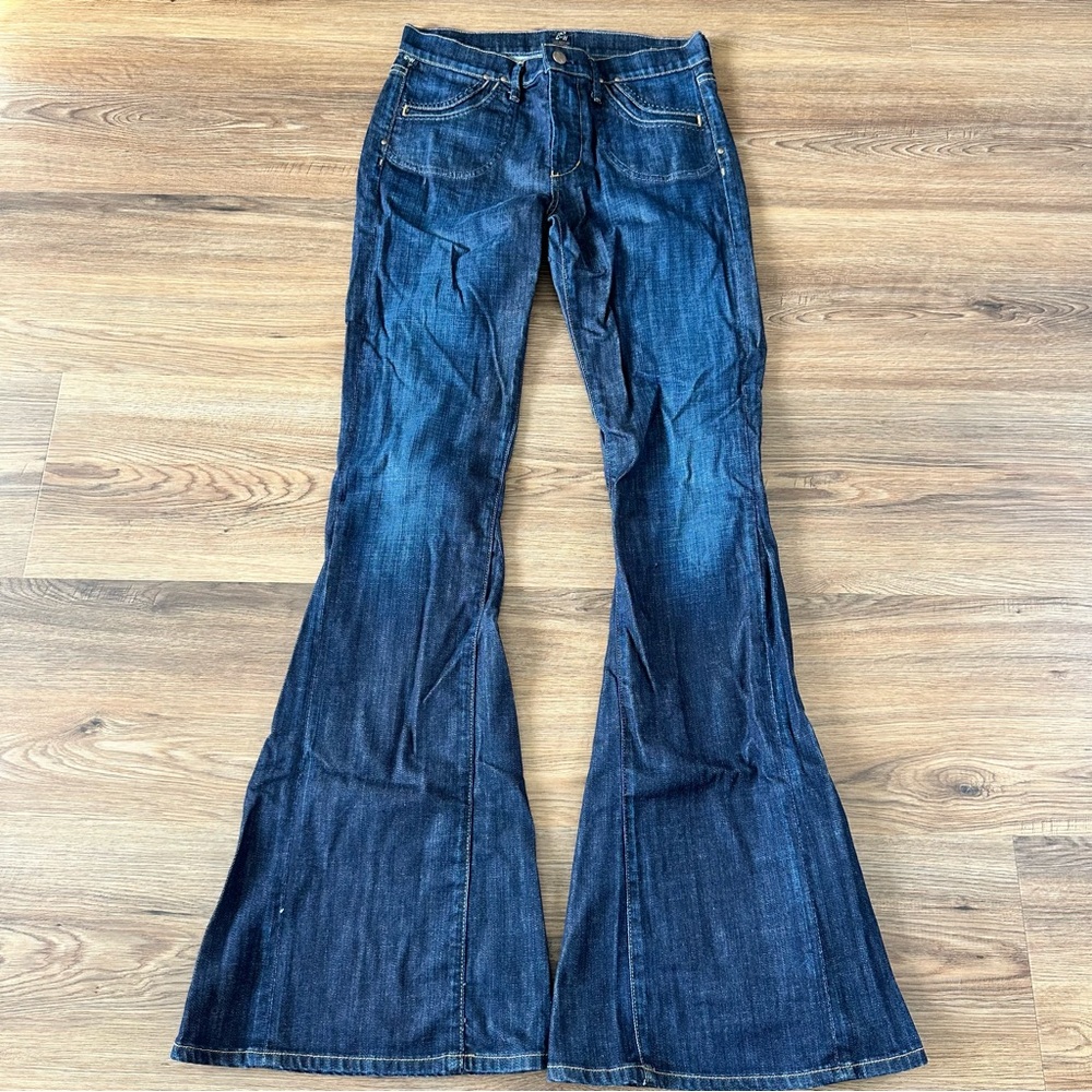 Citizens Of Humanity Dark Blue Flare Jeans